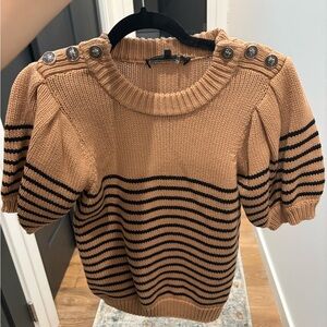 Anthropologie Short Sleeve Sweater